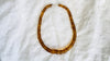 Amber Heishi Beaded Necklace. Pucca. Chiapas Amber. Hand-Shaped