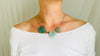 Roman Glass & Silver Necklace. - Aadya Bazaar
