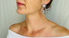 Mazahua Arracadas. Sterling Silver & Pearl. Mexico. Frida Kahlo