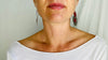 Hojalata Tin Mexican Heart Earrings. Silver Earwire