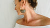Labradorite And Sterling Earrings. Lovely Flash - Aadya Bazaar