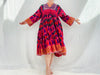 Vintage Kuchi Dress. Hand-Embroidered. Fits up to Size S - Aadya Bazaar