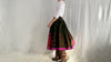 Vintage Banjara Embroidered Drawstring Skirt.