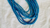 Vintage African Multi Strand Necklace. Ghana. Blues.