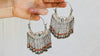 Vintage Uzbek Turquoise & Coral Earrings. Sterling Silver. 0059. Bukhari,