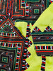 Vintage Balochi Hand-Embroidered Satin Dress. XS-L