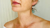 Guatemalan Jade Earrings. Sterling Silver - Aadya Bazaar