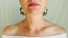 Santo Domingo Pueblo Shell and Stone Mosaic Earrings. Native American