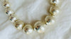 Graduated Silver Bead Necklace. Bench Beads. Gorgeous.