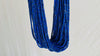 Lapis Lazuli and Karen Silver Necklace. Multi Strand