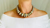 Tuareg Graduated Silver & Wood Necklace. - Aadya Bazaar