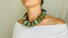 Mayan Guatemalita Jade Graduated Choker Necklace. Guatemalan.