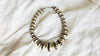 Tuareg Graduated Silver & Wood Necklace. - Aadya Bazaar