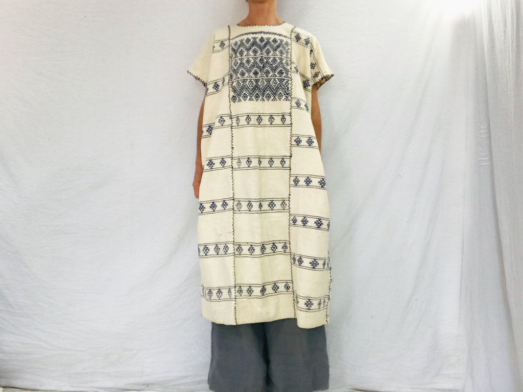 Hand Woven Amuzgo Huipil Dress. Guerrero, Mexico. Rare - Aadya Bazaar