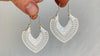 Thai Silver Earrings. Hoops