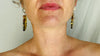 Sterling & Amber Drop Earrings