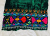 Vintage Uzbek Suzani Hand-Embroidered Cotton Mini Dress. XS-L
