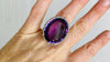 Stupendous Amethyst Botanicals Ring. Size 8. 0761