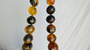 Huge Amber Beaded Necklace. Graduated Spheres. Dramatic and Gorgeous! - Aadya Bazaar