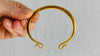 Trio of Golden Bangles. 24kt Gold Plated. Vermeil - Aadya Bazaar