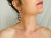 Mexican Cast Silver Earrings. Virgin of Guadalupe. Mexico. Frida Kahlo - Aadya Bazaar