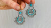 Oaxacan Filigree Earrings. Turquoise. Sterling Silver. Mexico. Frida Kahlo