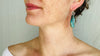 Chrysocolla and Sterling Silver Earrings. Atelier Aadya. 0017