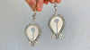 Sterling Silver Tribal Earrings. India