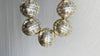 Huge Silver Bead Necklace. Bench Beads. Gorgeous.