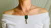 Squash Blossom, Chrysocolla & Sterling Silver Necklace. - Aadya Bazaar