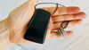 Mayan Black Jade Pendant. Hand-Carved . Adze. Guatemalan.