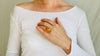 Amber Botanicals Ring. Gorgeous. Size 7. 0144