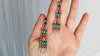 Zuni Petit Point Turquoise Earrings. Native American