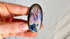 Oversized Pink Labradorite Ring. Gorgeous Colors. Adjustable. 0523