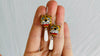 Carved Jaguar and Sterling Silver Earrings. Mexico. 0242 - Aadya Bazaar