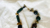 Amber & Pyrite Necklace. Choker. - Aadya Bazaar