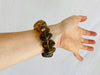 Amber Beaded Bracelet. Taxco Sterling Bead. Chunky - Aadya Bazaar