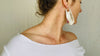 Long Sterling Silver Earrings. Atelier Aadya. 0235 - Aadya Bazaar