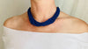 Multi-Strand Lapis Lazuli Necklace. Sterling Silver. 1229
