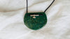 Imperial Jade Pendant on Silver Chain. Guatemalan Jade