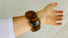 Amber Beaded Bracelet. Mexican Amber. Chunky