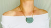 Imperial Jade Pendant on Gold Plated Chain. Guatemalan Jade