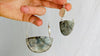 Labradorite And Sterling Earrings. Lovely Flash - Aadya Bazaar