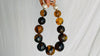 Huge Graduated Amber Round Bead Necklace. Dramatic and Gorgeous! - Aadya Bazaar