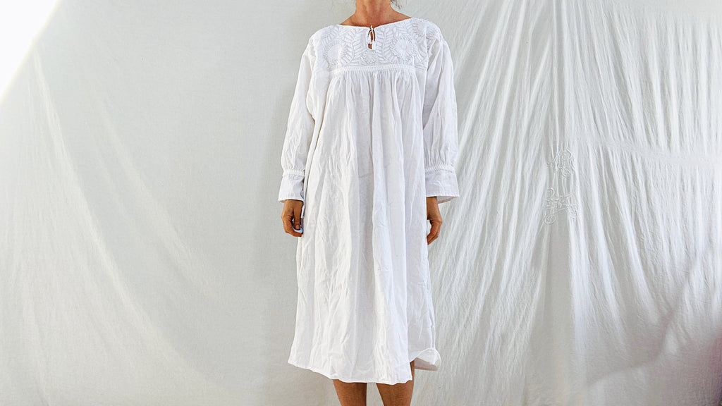 Hand-Embroidered Chamula Blouse. All Cotton.