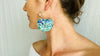 Abalone & Sterling Silver Media Luna Earrings. Paua