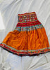 Banjara Sundress. Tribal. S-M. Mirrorwork. Embroidered. Cotton & Silk - Aadya Bazaar