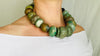 Mayan Guatemalita Jade Graduated Choker Necklace. Guatemalan.