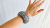 Karen Hill Tribe Sterling Silver PAIR Bangle. Chunky. Fantastic!
