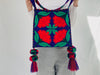 Huichol Hand-Embroidered Shoulder Bag. Peyote Bag. - Aadya Bazaar